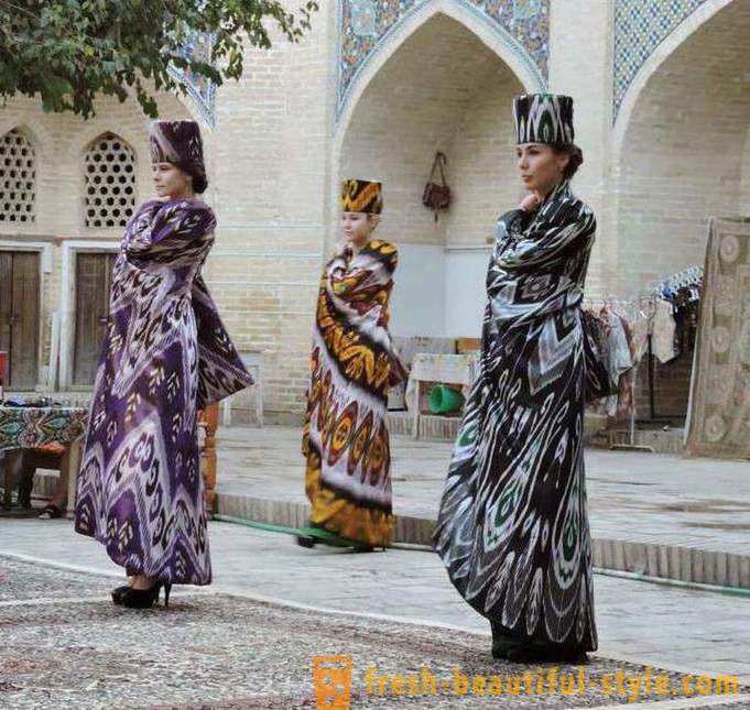 Uzbekistanske obleke: posebnosti