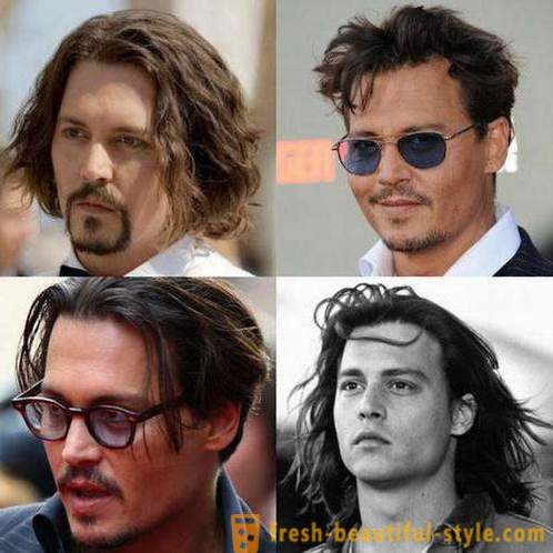 Razvoj pričeske: Johnny Depp