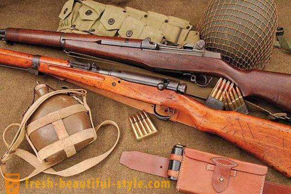 Ameriški orožje druge svetovne vojne in moderno. Ameriški puške in pištole