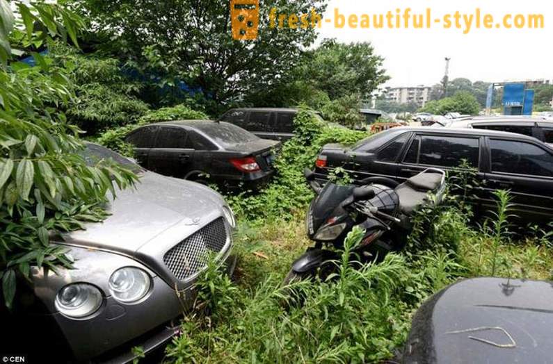 Kitajski pokopališče luksuznih avtomobilov