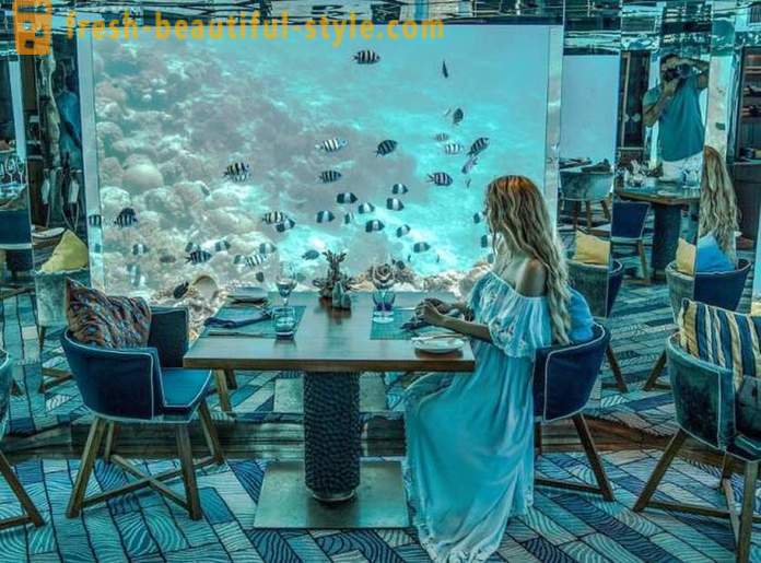 Luksuzni podvodna restavracija na Maldivih