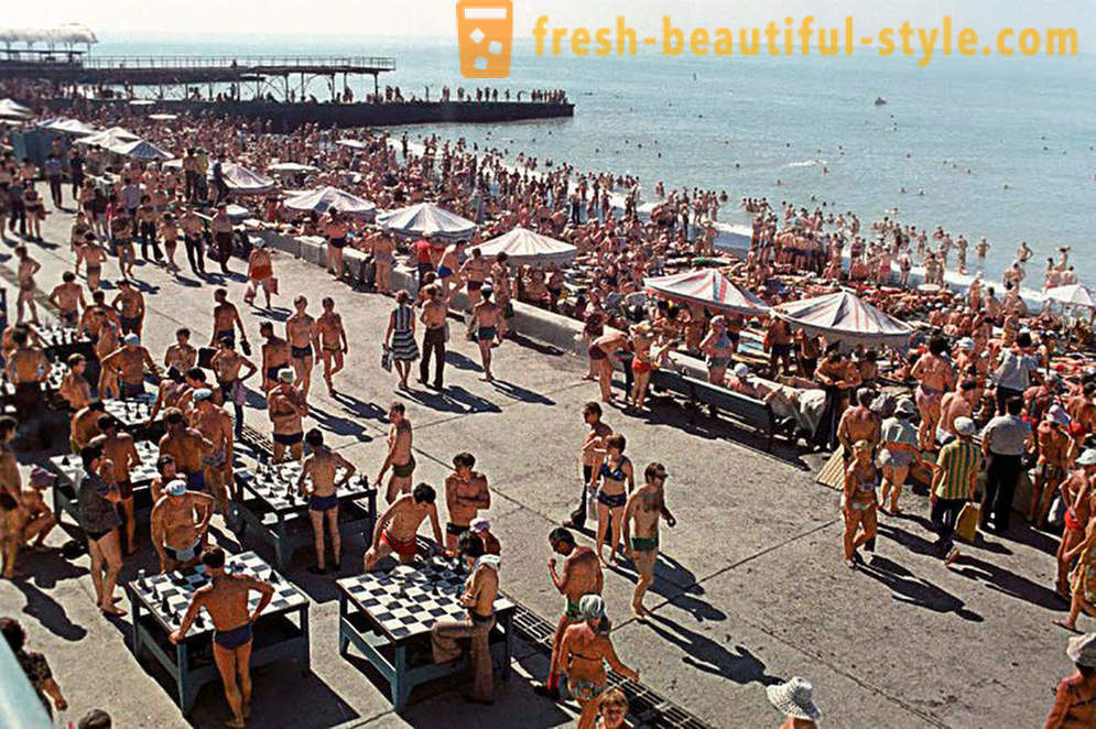 Plaža počitnice v Sovjetski zvezi