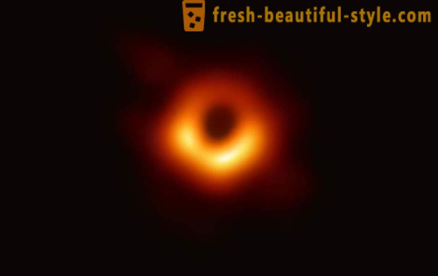 To je predstavil prvo podobo velike črne luknje