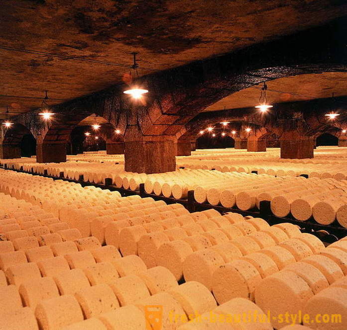 Proizvodni proces francosko Roquefort sira iz starih receptih