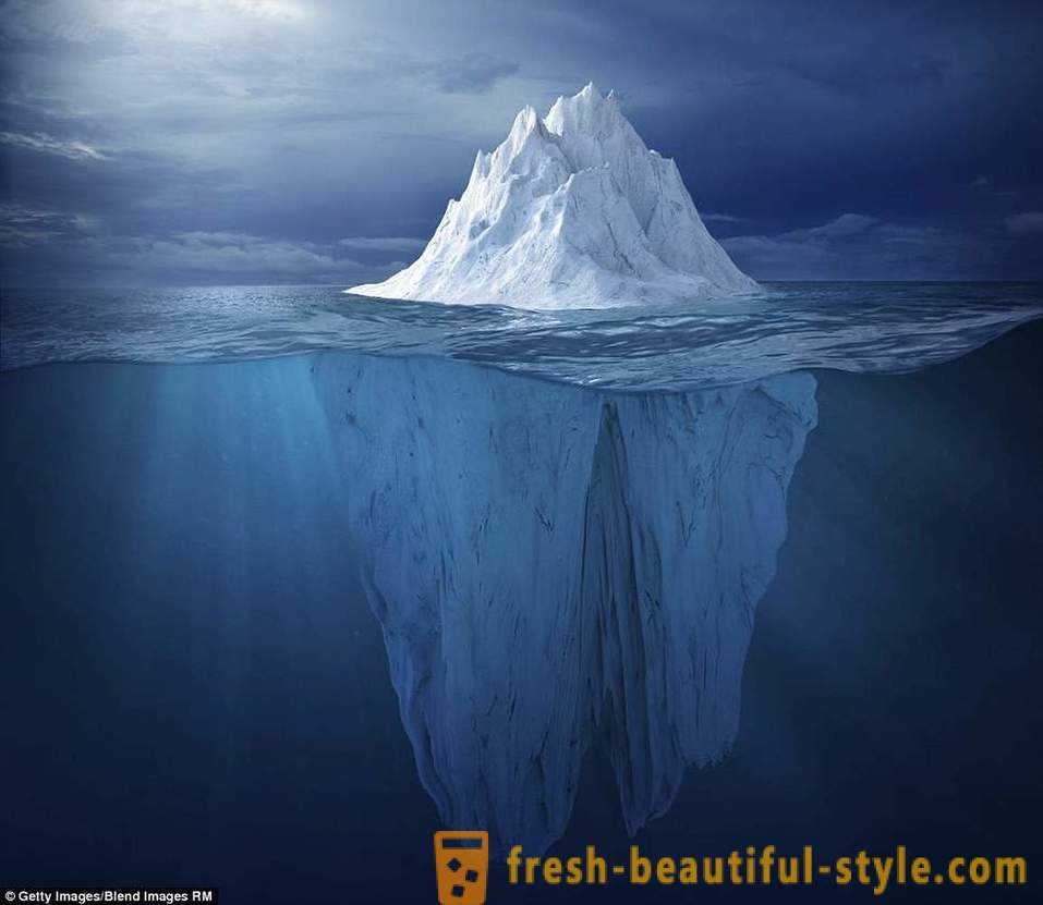 Camye starodavnih svetovnih ledenih gorah