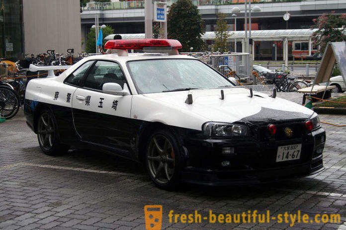 Strme Japonski policijska vozila