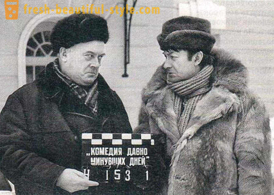 Detajl znamenitega tria junakov sovjetskih komedij