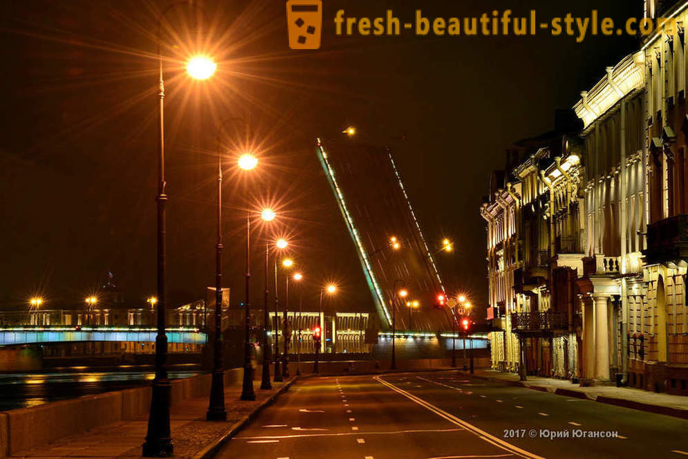 Magic lepota St. Petersburg mostov