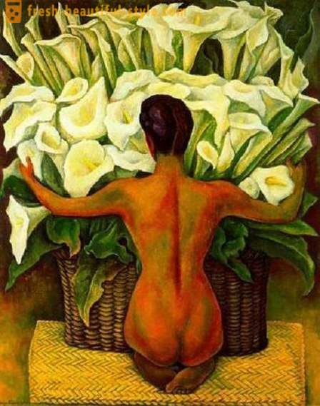 Ljubezni mehiški umetnik Diego Rivera