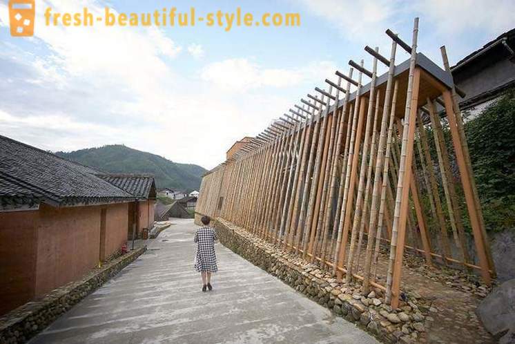 Kitajska je zgradil mesto bambusa