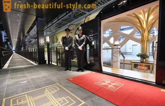 Shiki-Shima - edinstven Japonski luksuzni vlak