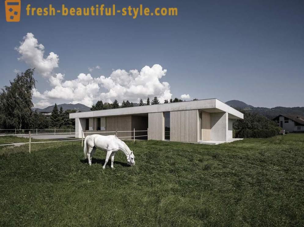 Oblikovanje veterinarski kliniki za konje v Avstriji