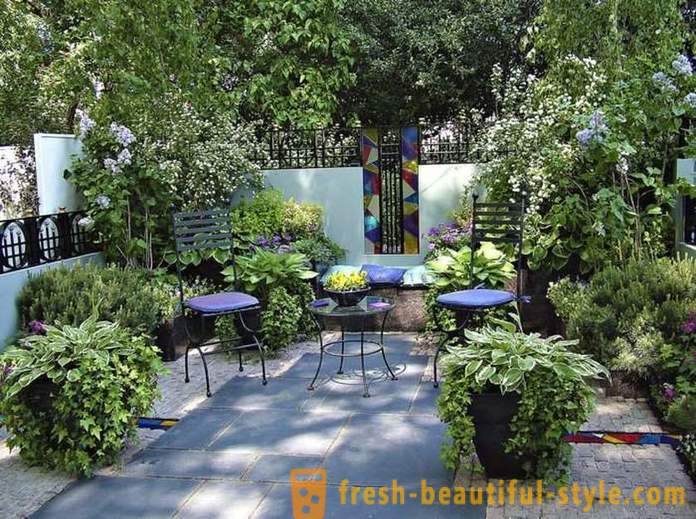 Bright oblikovanje krajine: 18 izvirnih idej za registracijo vrt mestu