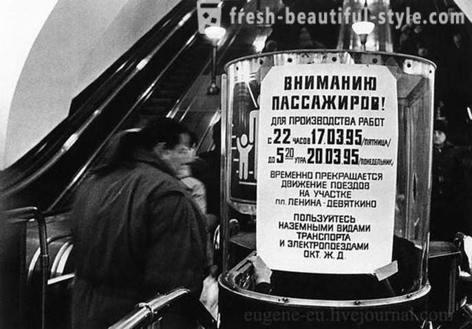 Velika erozija: leta 1970 skoraj preplavila Leningrad podzemne železnice