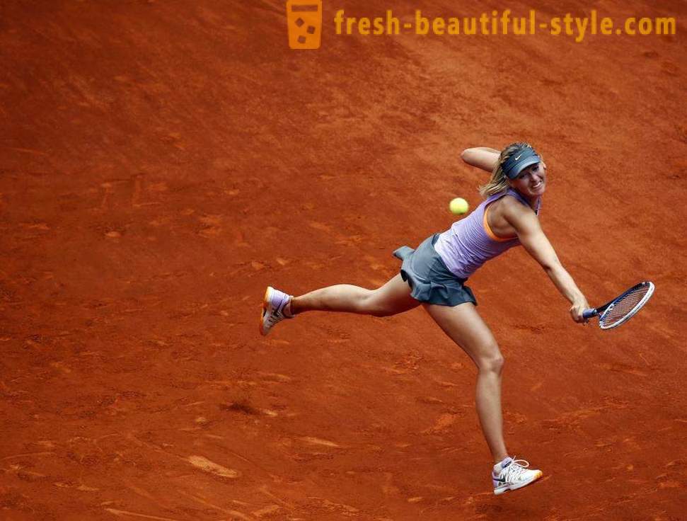 Nesrečno napako Maria Sharapova, njen negotov karieri