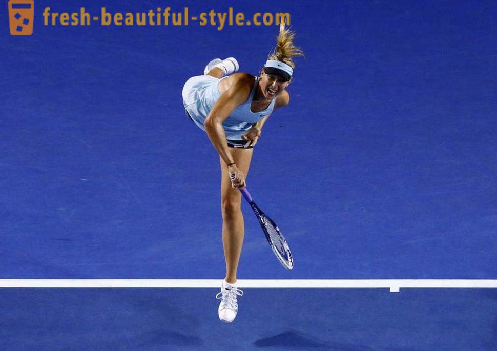Nesrečno napako Maria Sharapova, njen negotov karieri