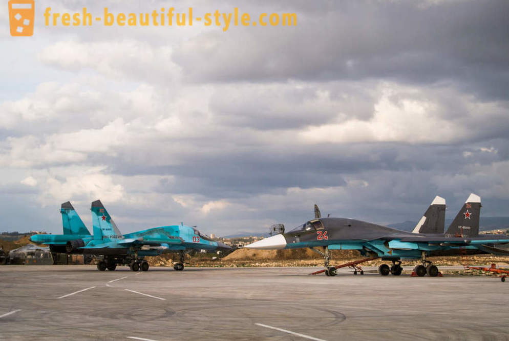 Ruski Air Force letalstvu baza v Siriji
