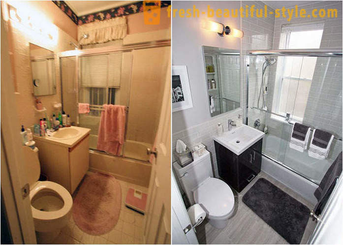 Osupljiva pretvorba 7 kopalnic: Pred in po