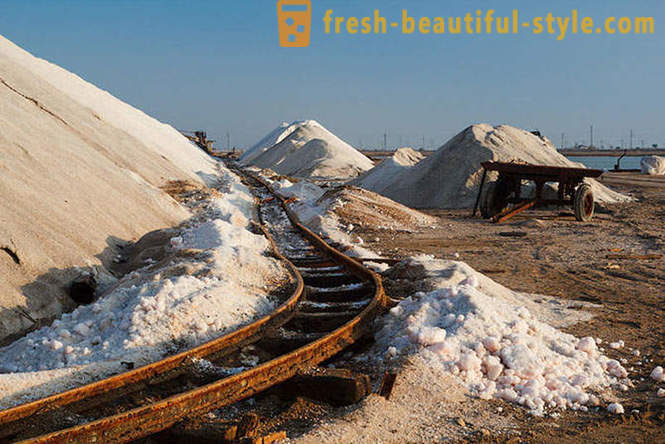 Pridobivanje soli, ki živijo v Krim