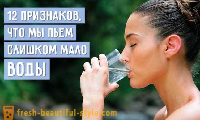 12 znakov, da pijemo premalo vode