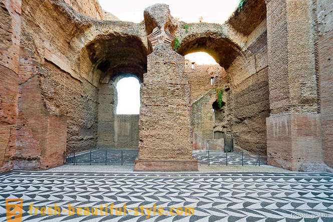 Sprehod po starodavnih kopeli v Rimu