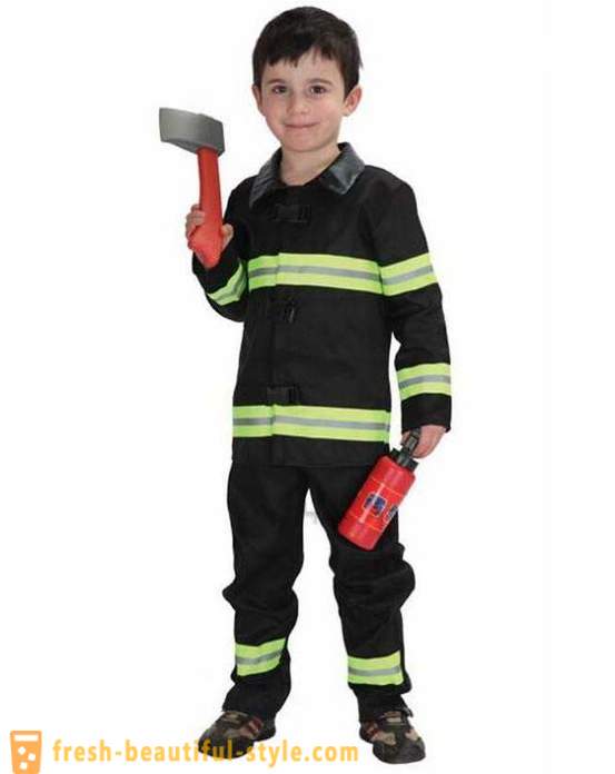 Otroški kostum ogenj z lastnimi rokami