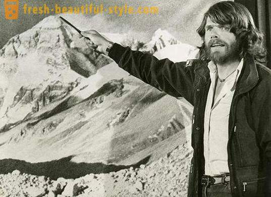 Planinsko legenda Reinhold Messner: biografija