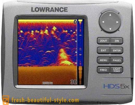 Lowrance ribe finder, pregled modeli ocen. Senzor Lowrance sonar