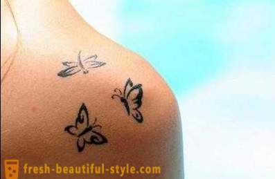 Mala tetovaže za dekleta: različne možnosti in funkcije možno nositi na telesu slike