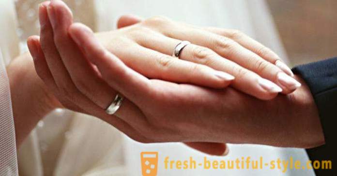 Poročni prstan: glavna priporočila mladoporočence