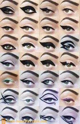 Make-up in obliko oči. Koristni nasveti umetnike ličenja