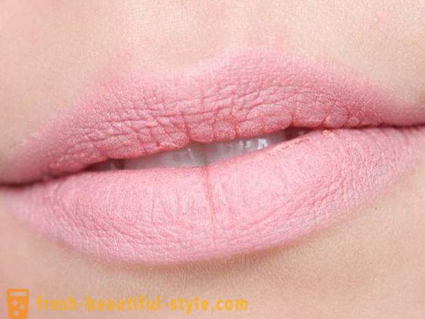 Mat šminka: skrivnosti eleganten make-up ustnic