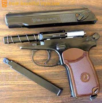 Makarov pištola pnevmatsko: Specifikacije