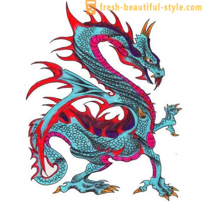 Dragon: Vrednost tatoo modelov in skic. Kako izbrati zmaj tatoo?