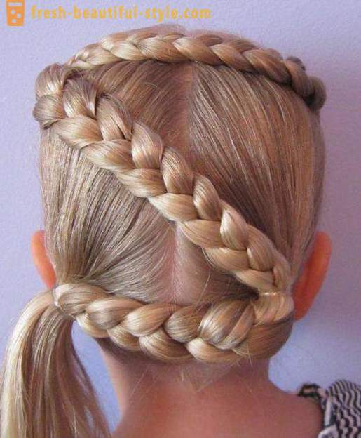 Hairstyles za dekleta na šoli vsak dan